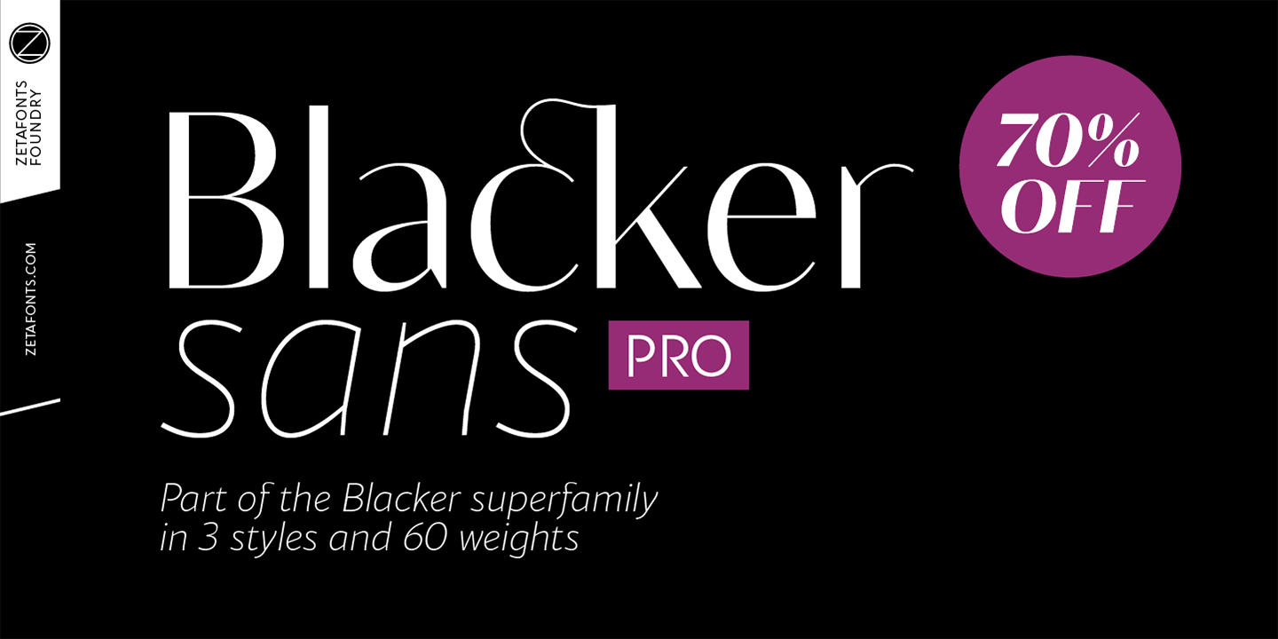 Blacker Sans Display